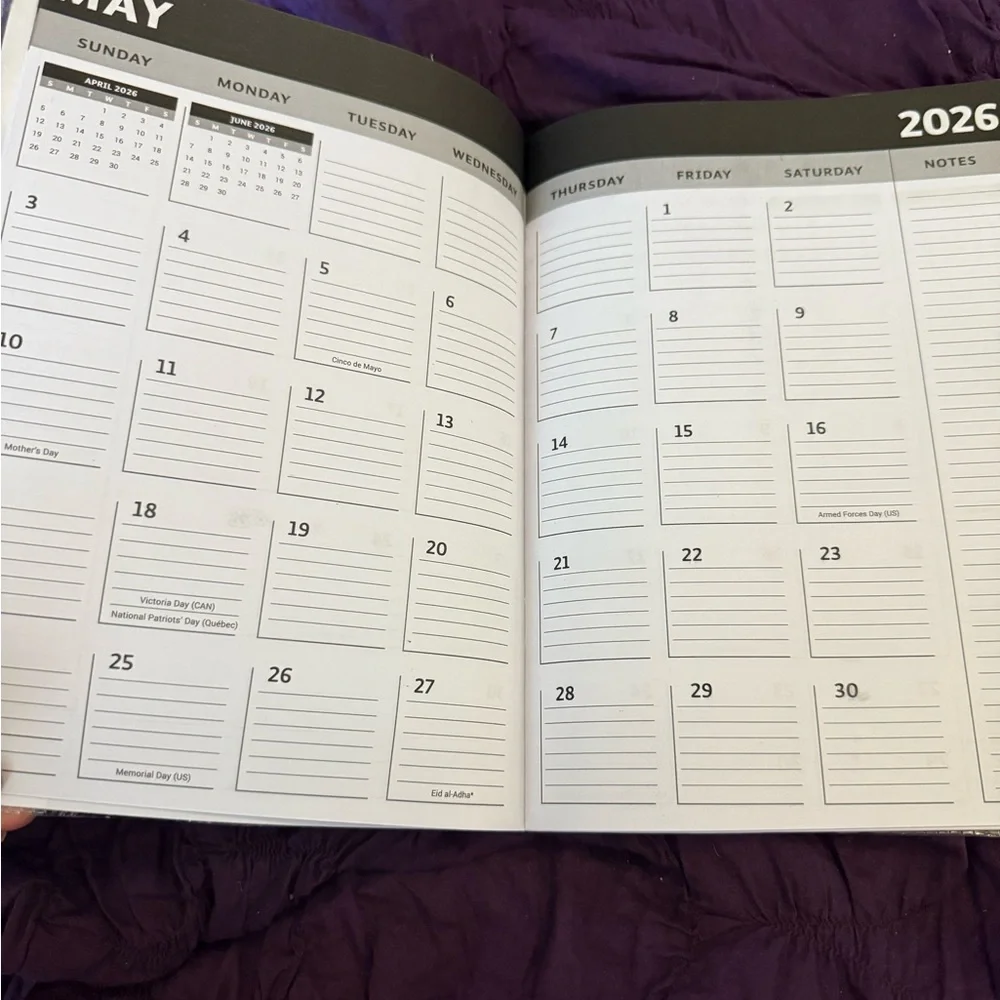 Colorful Polka Dot Planner 2026
